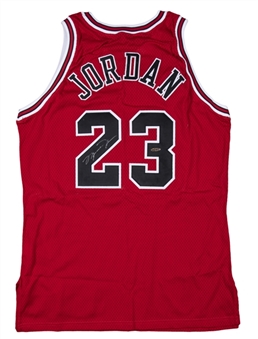 Michael Jordan Signed Chicago Bulls Home Jersey (UDA)